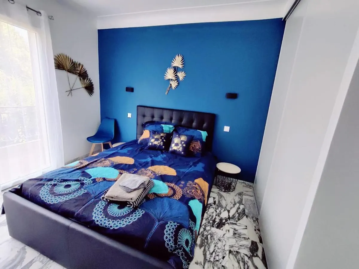 La Villa Castel - Haut De Villa - Parkings- 3 Chambres - 8 Couchages - Jardin - Barbecue Cagnes-sur-Mer